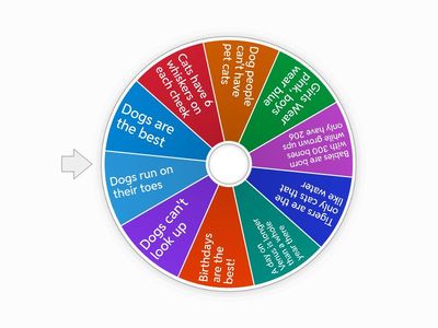 Wheel of FACTS and OPINIONS