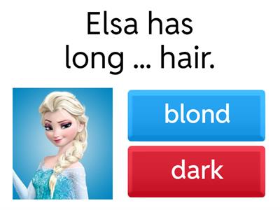 Third person singular - hair