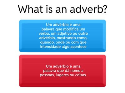 advérbios