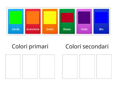 Colori primari e secondari