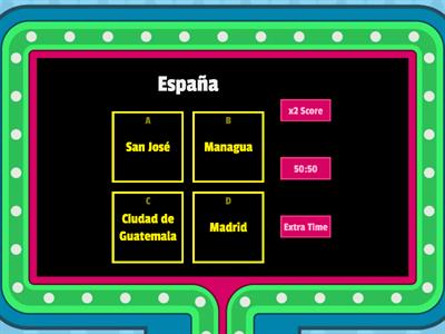 Concurso Capitales y Países Hispanohablantes