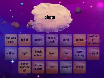 Prefixes, Roots, and Suffixes