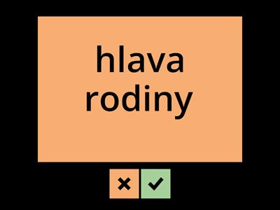 Tropy a figury - procvičování