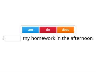 Simple Present Tense - Affirmative and Negative form