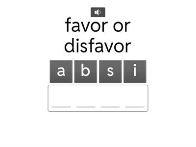 17. with definition clues