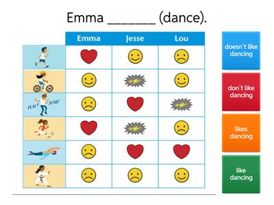 Love, hate, like + ing  Sta 2 les 5