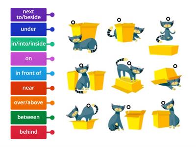 Place prepositions