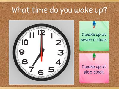 What time do you ....?