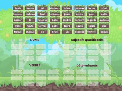 Natures de mots (plus sympa en mode "avion" ou "pop")