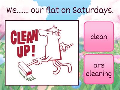 Present Simple + Continious  elementary