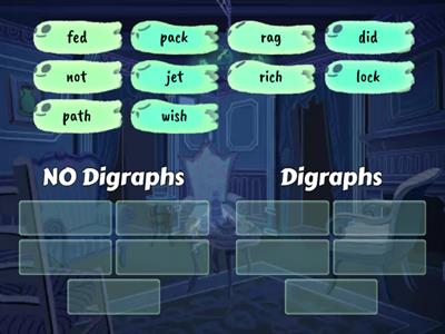 Digraphs Word Sort