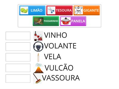 RIMANDO COM A LETRA V