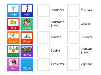 Slovní druhy 3. třída - chytáky 🍀