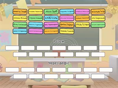  Написання складних слів