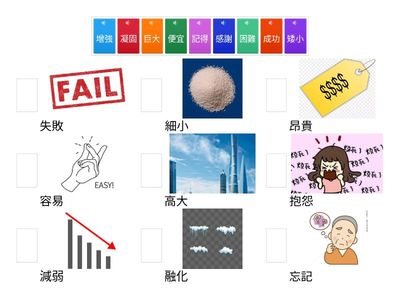 聖公會三年級反義詞