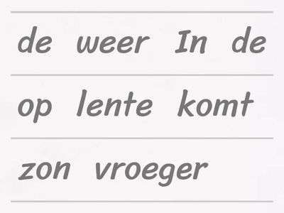 weer en geografie: separabel verbum 