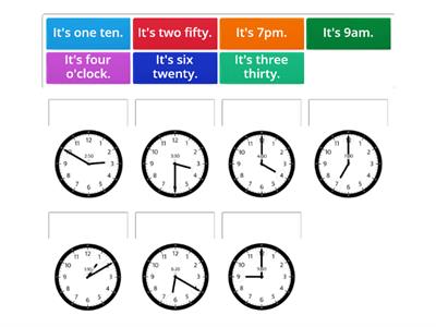 Prepare 5 NUS. Unit 6. Telling the time