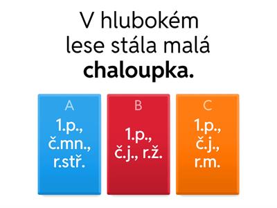 Pád, číslo a rod podstatných jmen