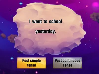 Past simple tense VS Past continuous Tense