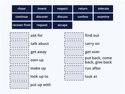 Phrasal  verbs S3rd U1H