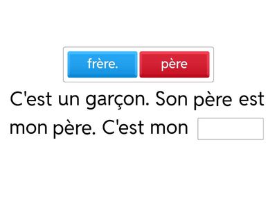 Sésame 1 - 3 la famille