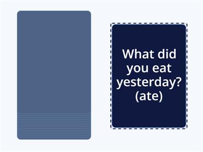 Past simple (Wh- questions)