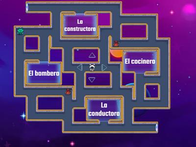 Y2 Las profesiones Maze chase