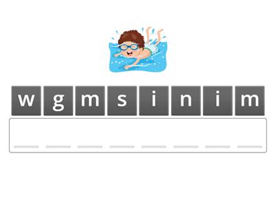 Inflectional ending -ed and -ing unscramble