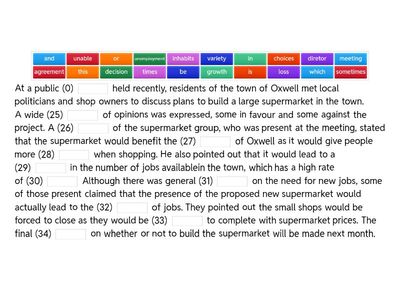 Use of English Part 3