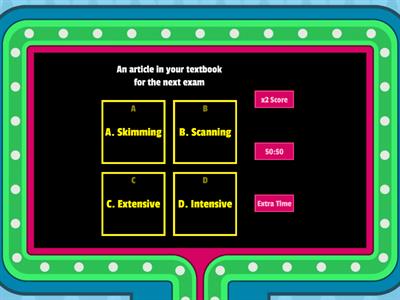 READING STRATEGIES