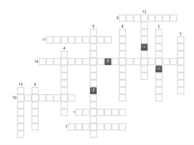 MEMORY CROSSWORD