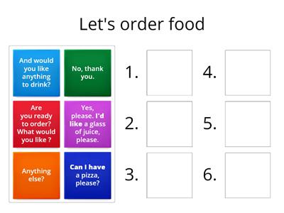 ECA 1+ Restaurant ( ordering food)