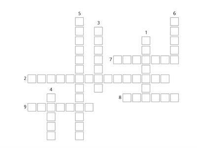 Кроссворд "Конструирование и моделирование"