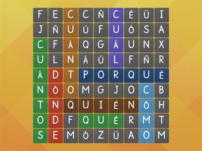 Preguntas directas WORDSEARCH