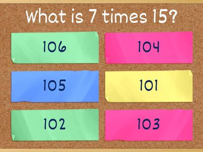 Four Operations Quiz