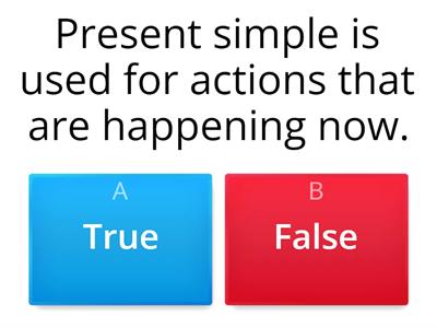 Present Simple vs. Present Continuous