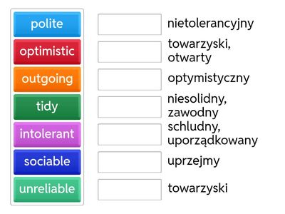 Unit 1 - Cechy charakteru. Repetytorium. Podręcznik do szkół ponadpodstawowych. cz 2