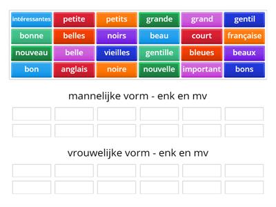 2M/H bijvoeglijk naamwoord