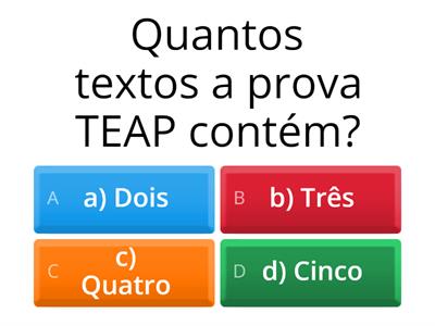 TEAP - Video comprehension