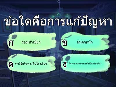 แบบทดสอบ หน่วยการเรียนรู้ที่ 1 อัลกอริทึมและการแก้ปัญหาอย่างง่าย