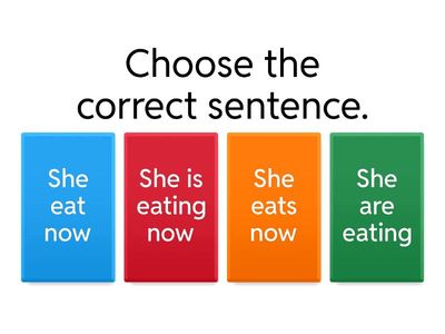 QUIZ: Present Continuous (10 questions)