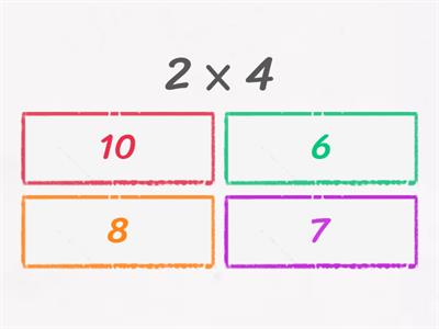 Таблица умножения и деления на 2