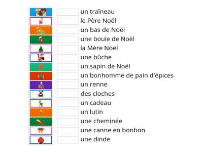 Vocabulaire de Noël