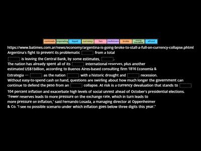 ECONOMICS Argentina is going broke to stall a full-on currency collapse 10 May 2023 Buenos Aires Times 