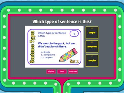 Simple, Compound, Complex Sentences