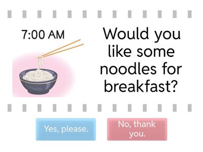 Super Fun 7- L4 Pattern (Would you like...)