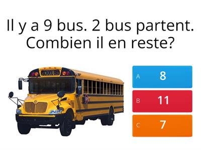 Problèmes de soustractions