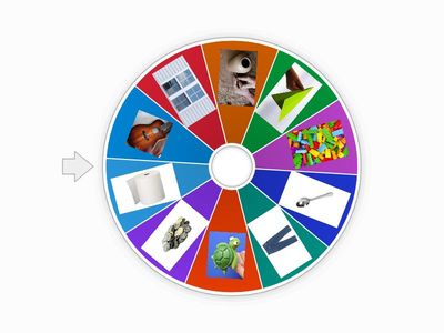 Spin the material wheel