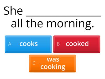 Past continuous & simple