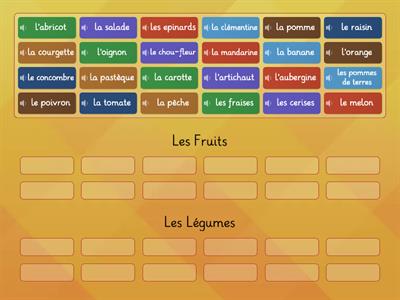 FRUITS ET LEGUMES 1